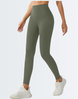 Embrace High Rise Leggings - Olive Green