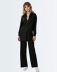 Glossy Cord Set - Black