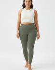 Embrace High Rise Leggings - Olive Green