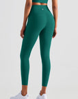 High-Rise Essential Leggings - Dark Green