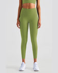 High-Rise Essential Leggings - Green