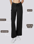 Essential Wide Legged Yoga Pant - Black