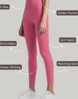 High-Rise Leggings - Pink