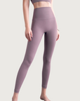 High-Rise Leggings - Subtle Purple