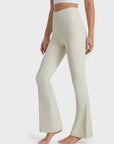 Flare Yoga Pants - Ivory White