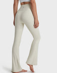 Flare Yoga Pants - Ivory White