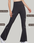 One-Size Flared Yoga Pants - Graphite Grey