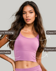Sleeveless Comfort Top - Pink