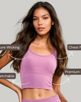 Wide Legged Comfort Set - Pink