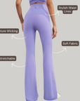 Flare Yoga Pants - Purple