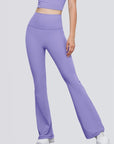 Flare Yoga Pants - Purple