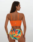 Bikini With Bow - Orange