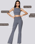 Elegant Flare Set - Grey
