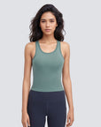 Sleeveless Top - Sea Green Blue
