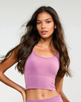 Wide Legged Comfort Set - Pink