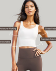 Sleeveless Comfort Top - Ivory White