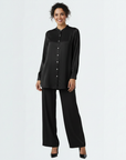 Glossy Cord Set - Black