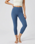 Ankle Length Comfort Leggings - Blue