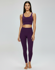 Cross Back Set - Dark Purple