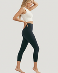 Ankle Length Leggings - Black