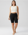 Embrace High Rise Shorts With Pockets - Black