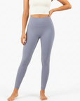 High-Rise Smooth Leggings - Blush Blue