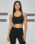Cross Back Set - Black