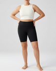 Embrace High Rise Shorts With Pockets - Black