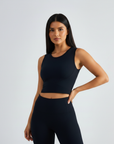 Ribbed Comfort Top - Black