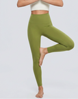 High-Rise Soft Leggings - Green