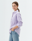 Long Sleeves Shirt - Purple Stripes