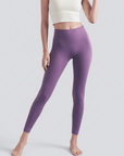 High-Rise Stretch Leggings - Purple
