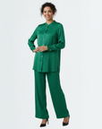 Glossy Cord Set - Green