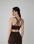 Cross Back Set - Brown