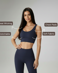 Cross Back Set - Dark Blue