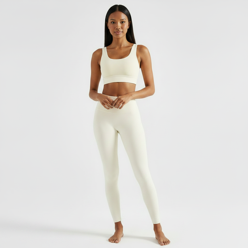 Cross Back Set - Ivory White