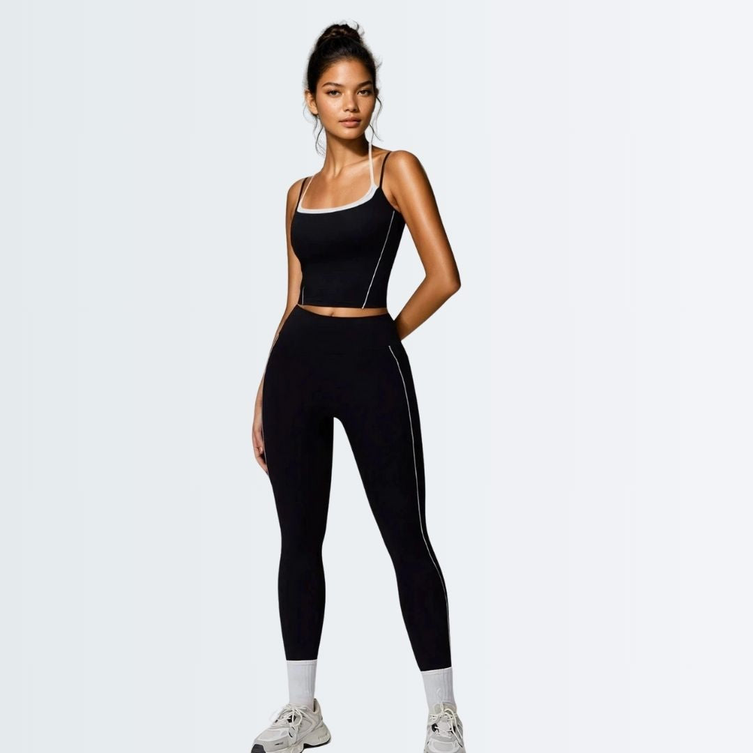 Stylish Legging Set - Black