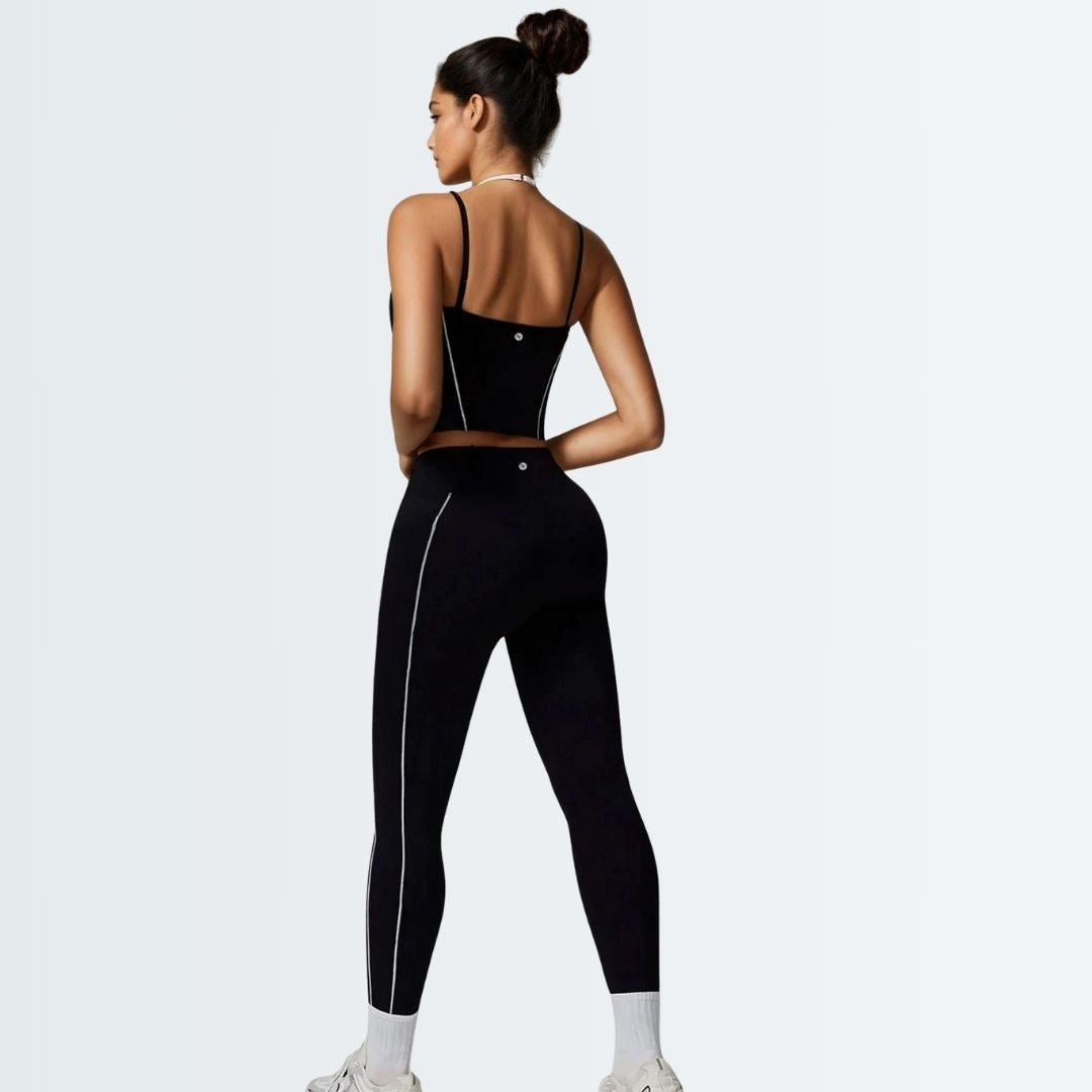 Stylish Legging Set - Black
