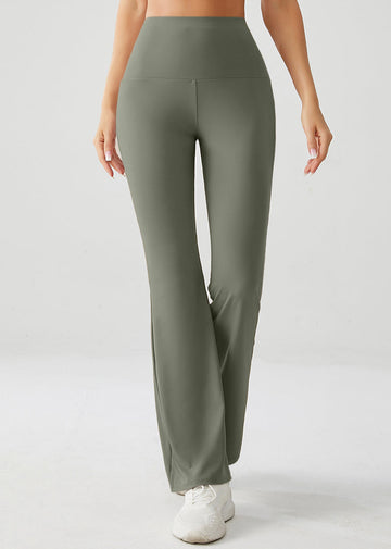 Embrace Flare Yoga Pants - Olive Green