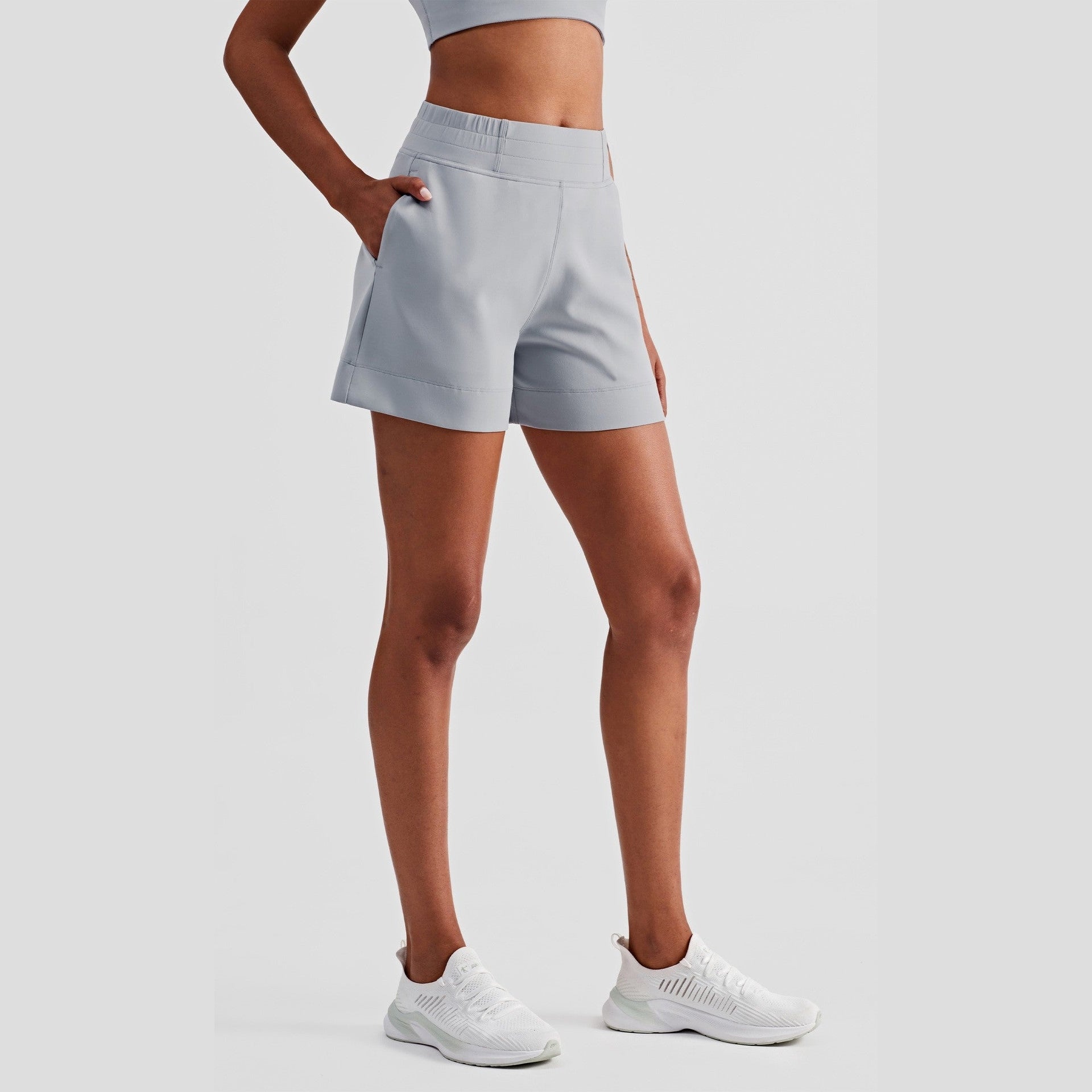 Golf & Activewear Shorts - Light Grey