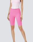 High Rise Comfort Shorts - Bright Pink