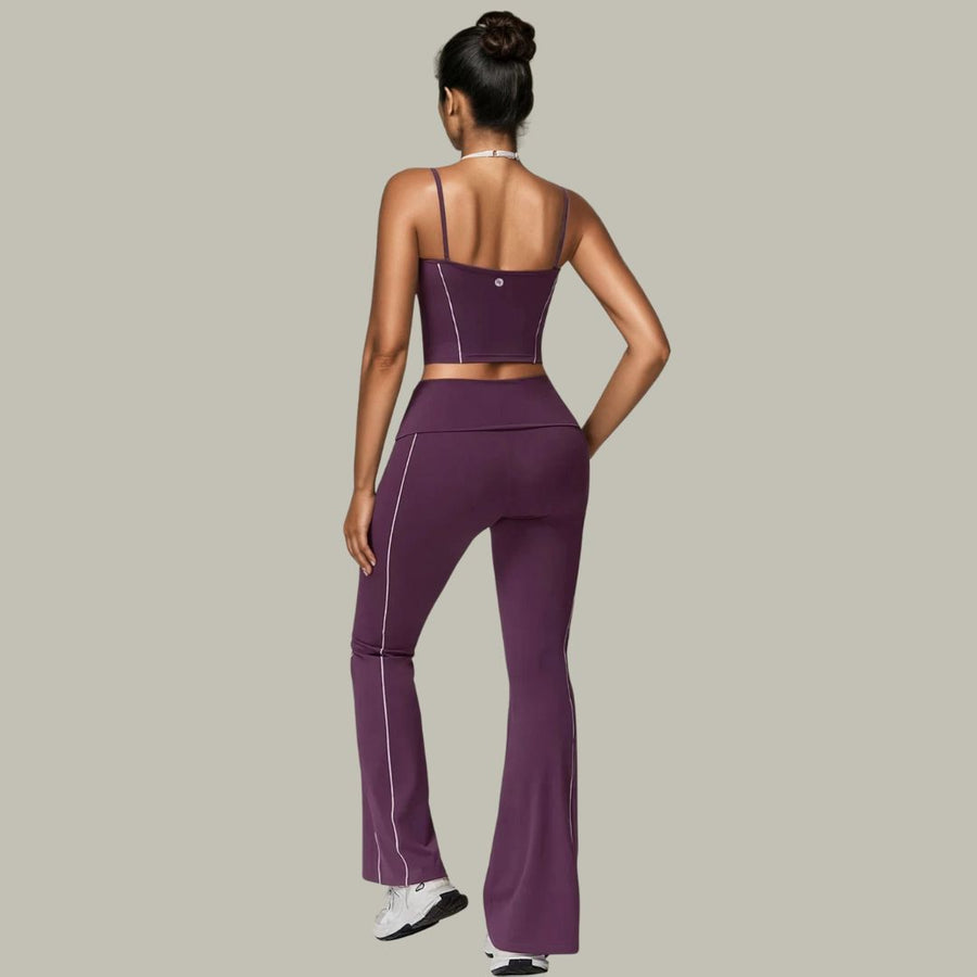 Casual Flare Set - Purple