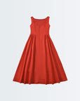 Essential Dress -Shade Of Red