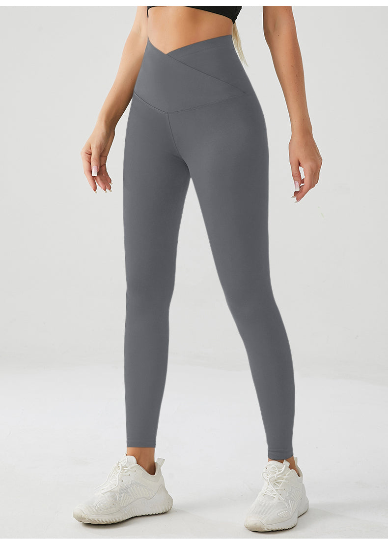 Embrace High Rise V-Waist Leggings - Grey