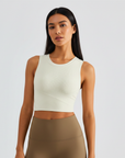Ribbed Comfort Top - Ivory White
