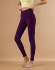 High-Rise Classic Leggings - Dark Purple