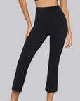 Ankle Length Flare Pants - Black