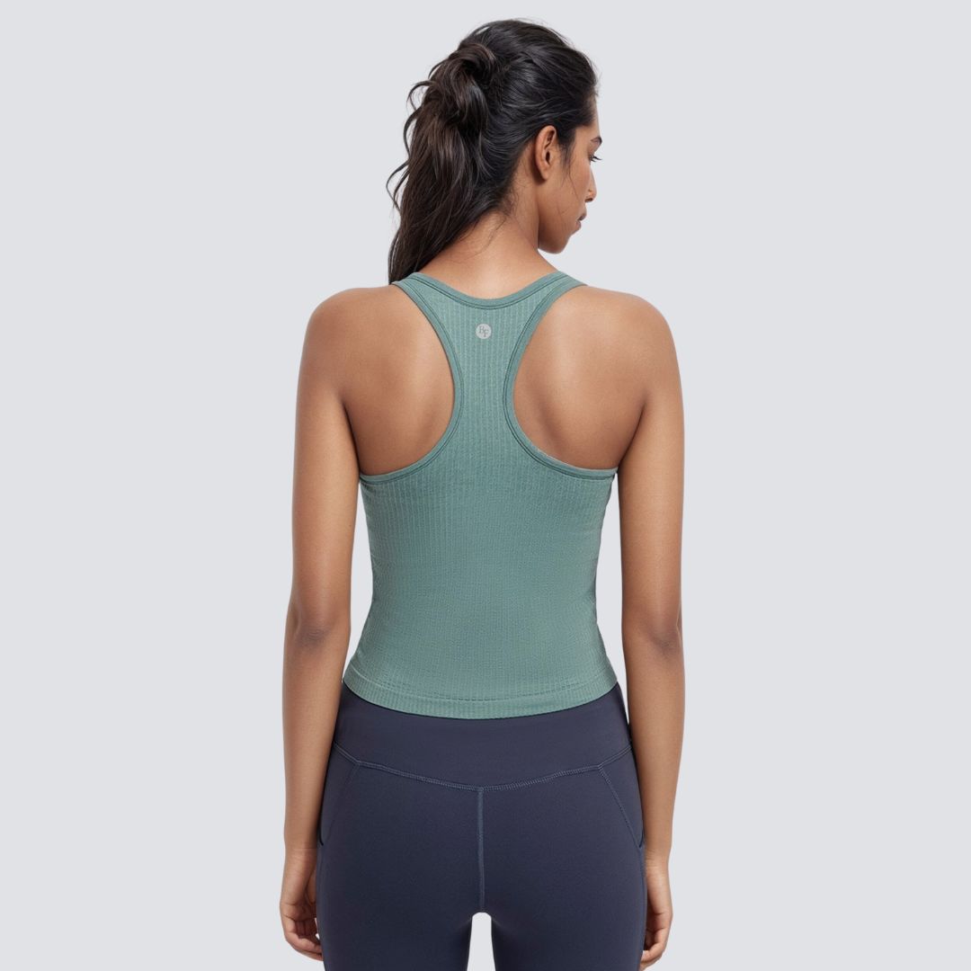 Sleeveless Top - Sea Green Blue
