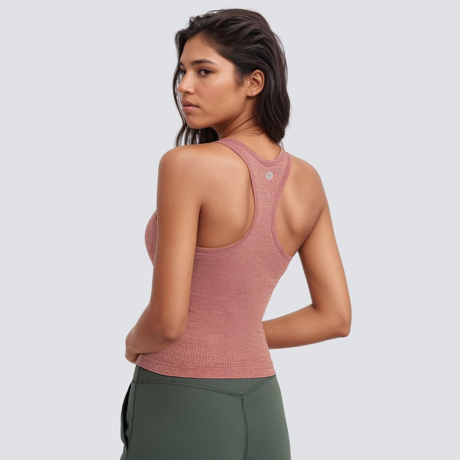 Sleeveless Top - Shade Of Pink