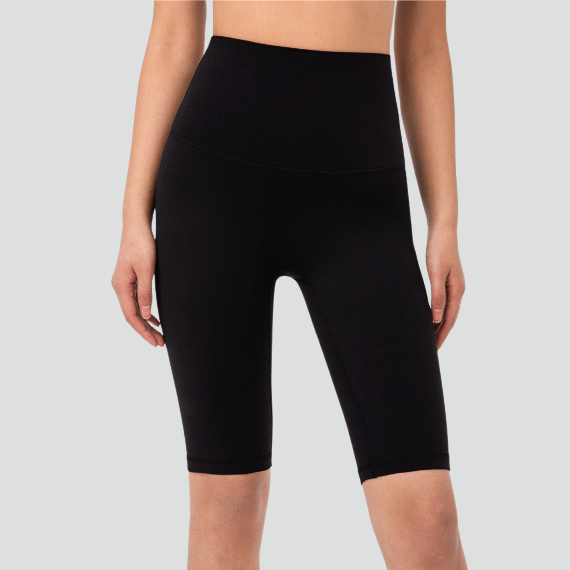 High Rise Comfort Shorts - Black